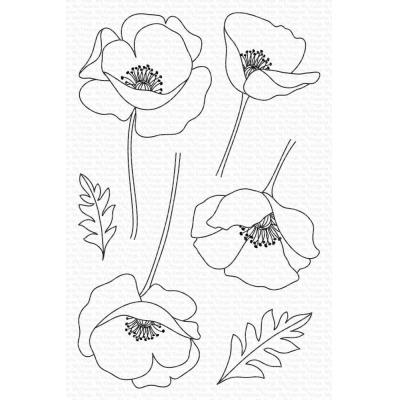 My Favorite Things Clear Stamps - Pure Poppies